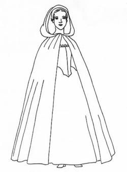1300 - 1900's Woman's Long and Short Cloak